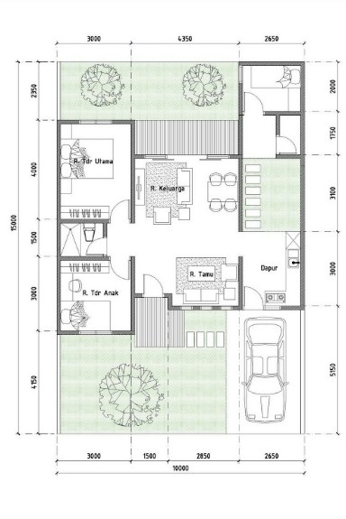 Detail Gambar Kerja Rumah Type 70 Lengkap Nomer 17