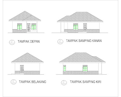 Detail Gambar Kerja Rumah Type 70 Lengkap Nomer 26