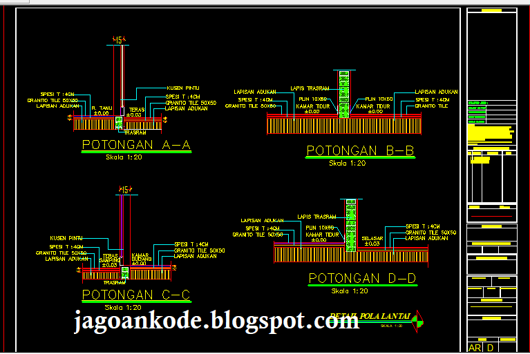 Detail Gambar Kerja Selain Cad Nomer 48