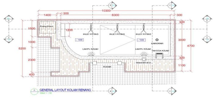 Detail Gambar Kerja Struktur Kolam Renang Nomer 18