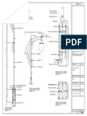 Detail Gambar Kerja Tiang Lampu Nomer 23