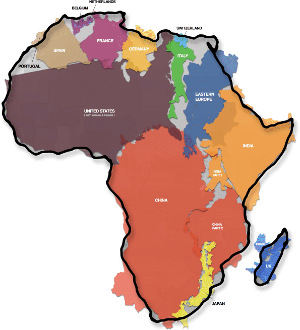 Detail Afrika Politische Karte Nomer 19
