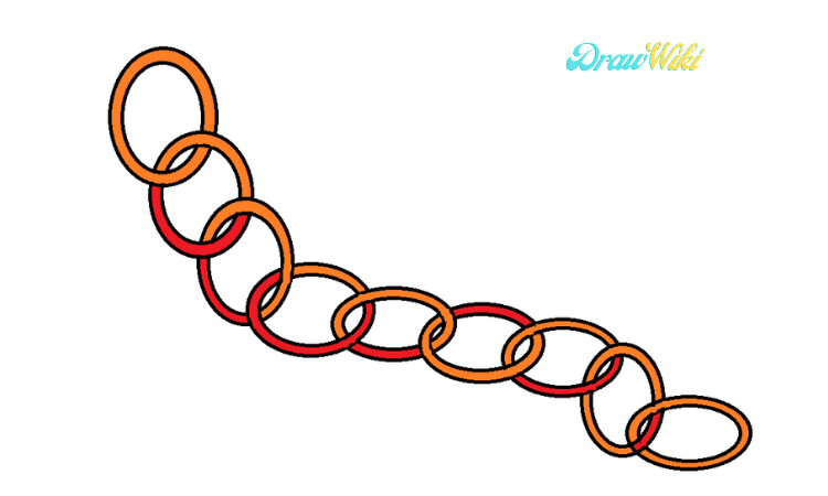 Detail Chain Drawing Easy Nomer 9