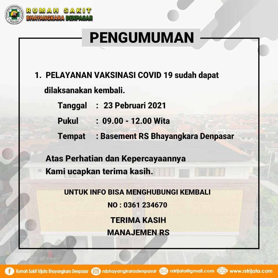 Detail Contoh Pengumuman Di Rumah Sakit Nomer 8