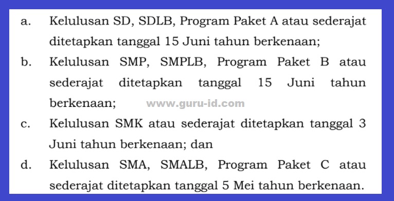 Detail Contoh Pengumuman Kelulusan Sd Nomer 45