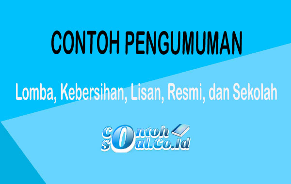 Detail Contoh Pengumuman Singkat Nomer 12