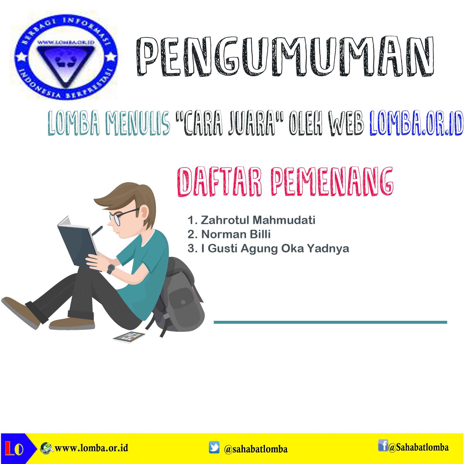 Detail Contoh Pengumuman Yang Menarik Nomer 26