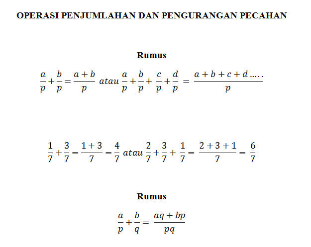 Detail Contoh Pengurangan Pecahan Nomer 47