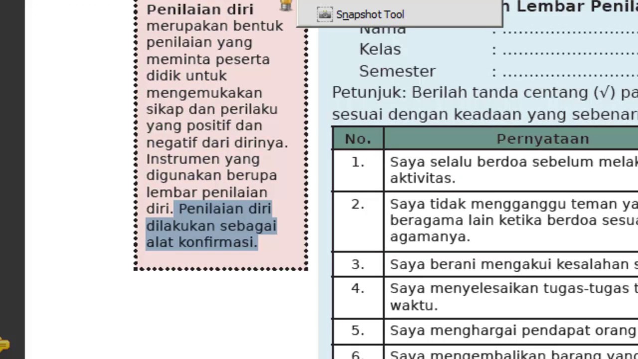 Detail Contoh Penilaian Diri Nomer 47