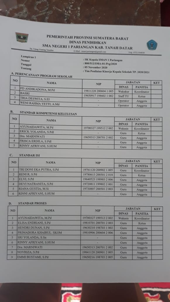 Detail Contoh Penilaian Kinerja Nomer 46