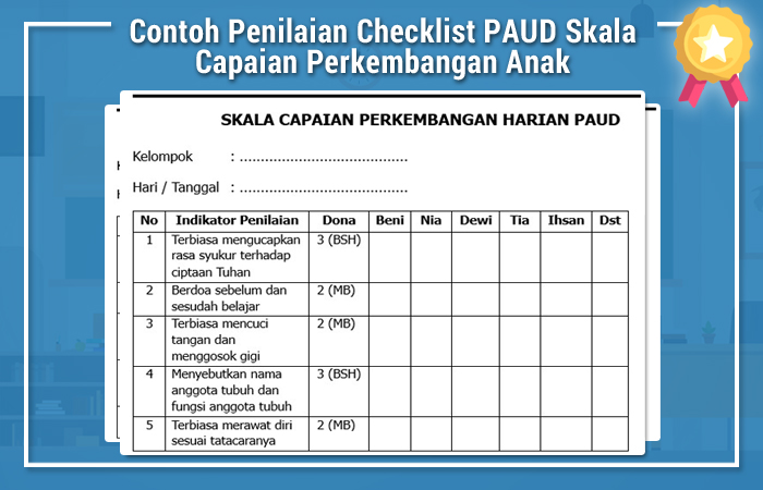 Detail Contoh Penilaian Portofolio Paud Nomer 34