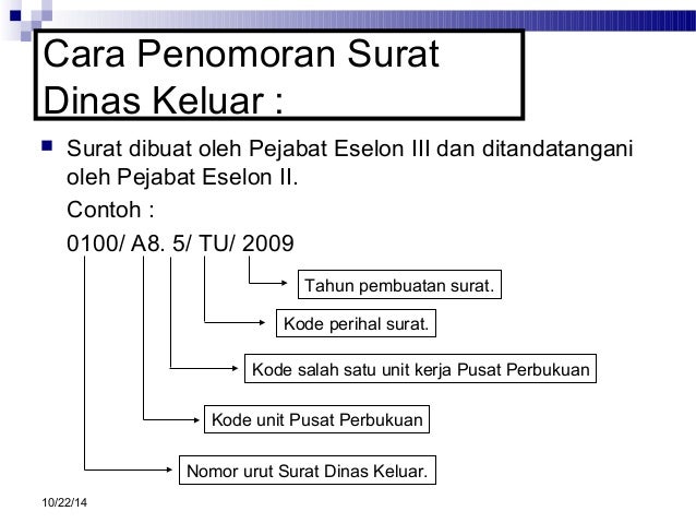 Detail Contoh Penomoran Surat Nomer 39