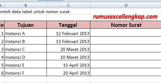 Detail Contoh Penomoran Surat Nomer 44