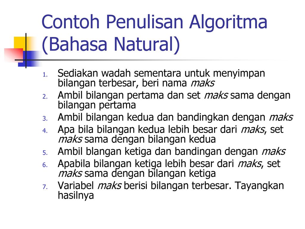 Detail Contoh Penulisan Algoritma Nomer 47