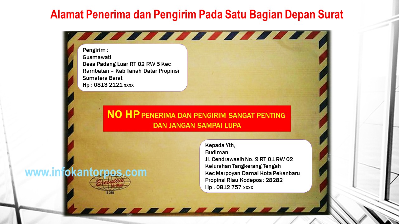 Detail Contoh Penulisan Amplop Surat Resmi Nomer 48