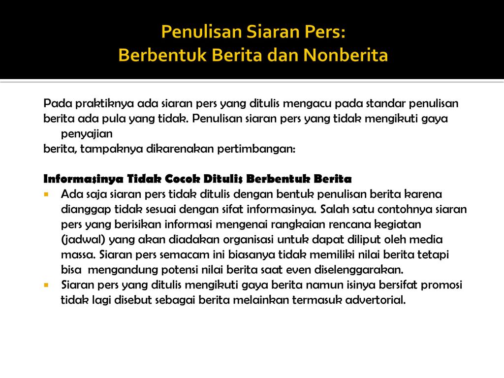 Detail Contoh Penulisan Berita Nomer 46