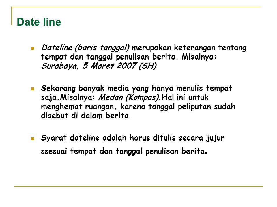 Detail Contoh Penulisan Berita Nomer 49