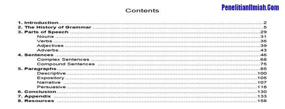 Detail Contoh Penulisan Daftar Isi Nomer 50