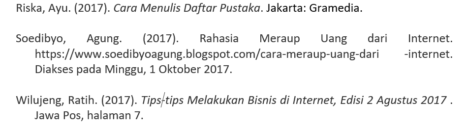 Detail Contoh Penulisan Daftar Pustaka Nomer 55