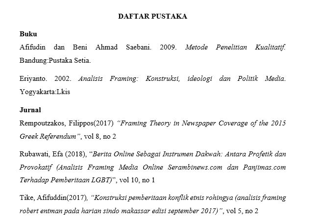 Detail Contoh Penulisan Daftar Pustaka Jurnal Nomer 19