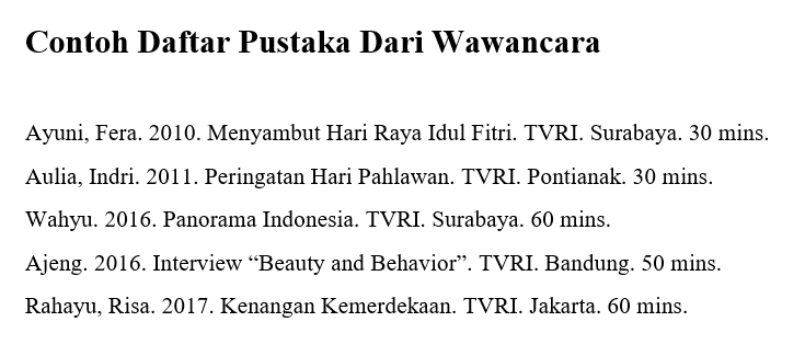 Detail Contoh Penulisan Daftar Pustaka Yang Tepat Nomer 49