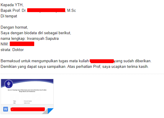 Detail Contoh Penulisan Email Nomer 14