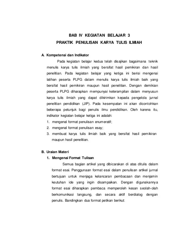 Detail Contoh Penulisan Esai Nomer 49