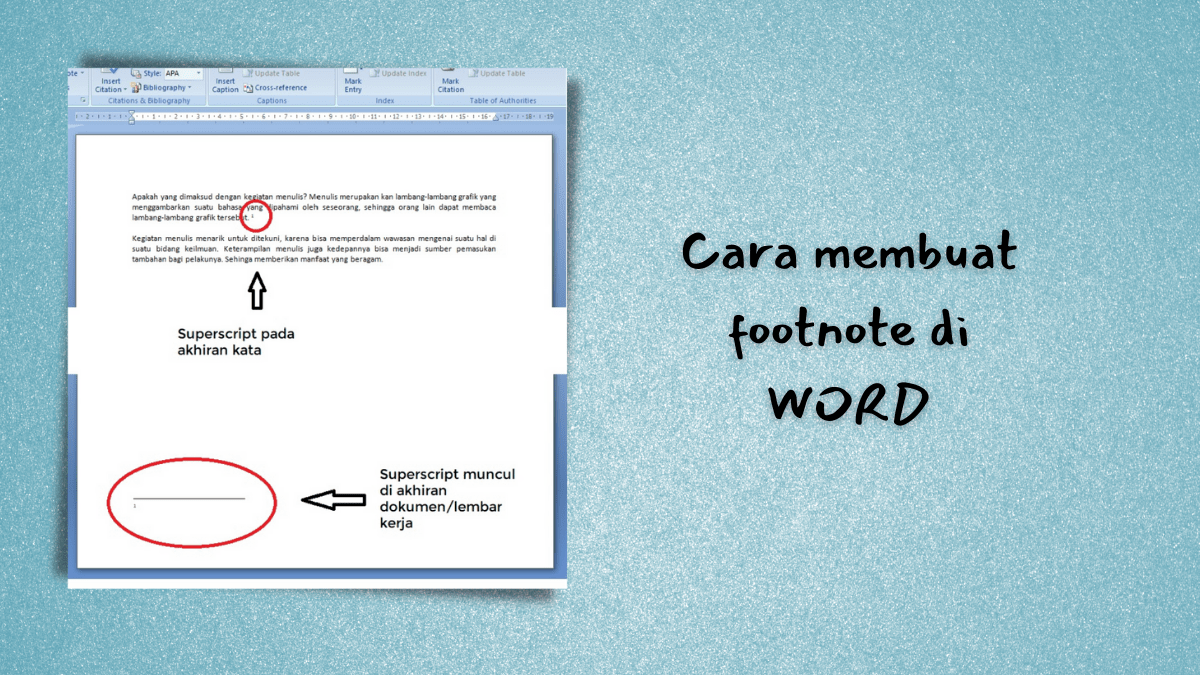 Detail Contoh Penulisan Footnote Nomer 51