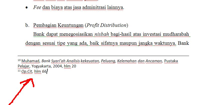 Detail Contoh Penulisan Footnote Dari Jurnal Nomer 6