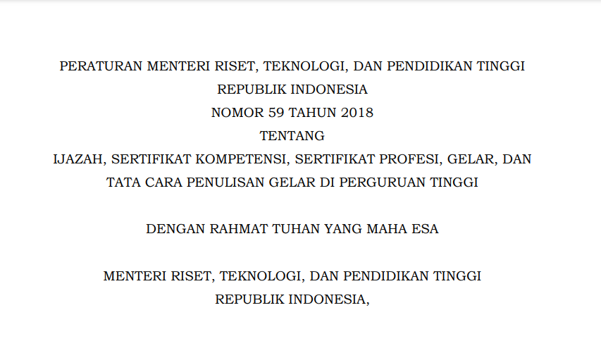 Detail Contoh Penulisan Gelar Sarjana Nomer 9