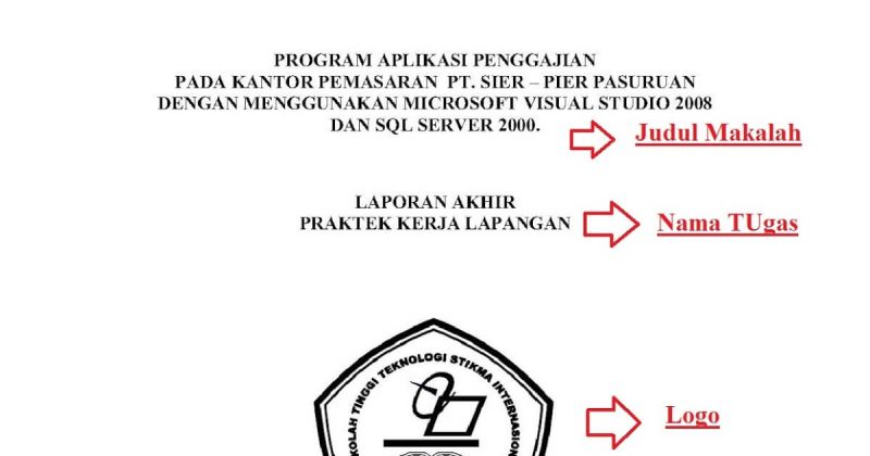 Detail Contoh Penulisan Judul Karya Ilmiah Nomer 22