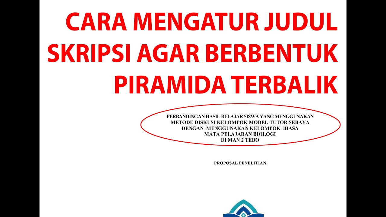 Detail Contoh Penulisan Judul Karya Ilmiah Nomer 42