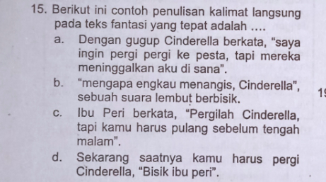 Detail Contoh Penulisan Kalimat Langsung Nomer 36