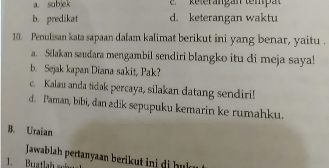 Detail Contoh Penulisan Kalimat Yang Benar Nomer 32