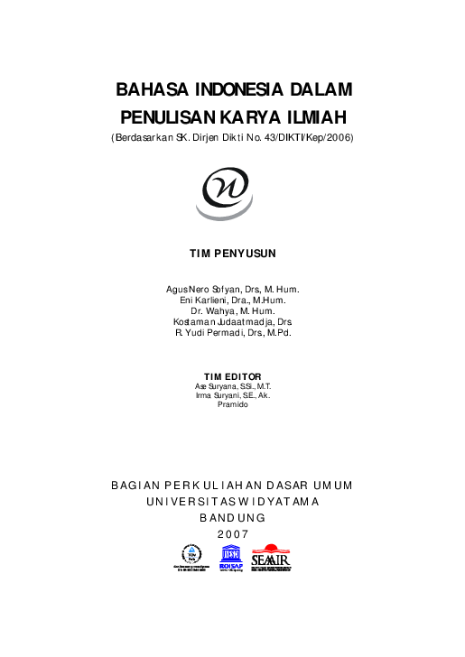 Detail Contoh Penulisan Karya Ilmiah Nomer 29