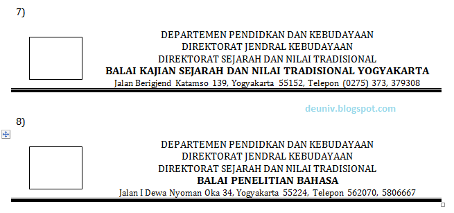 Detail Contoh Penulisan Kepala Surat Nomer 21