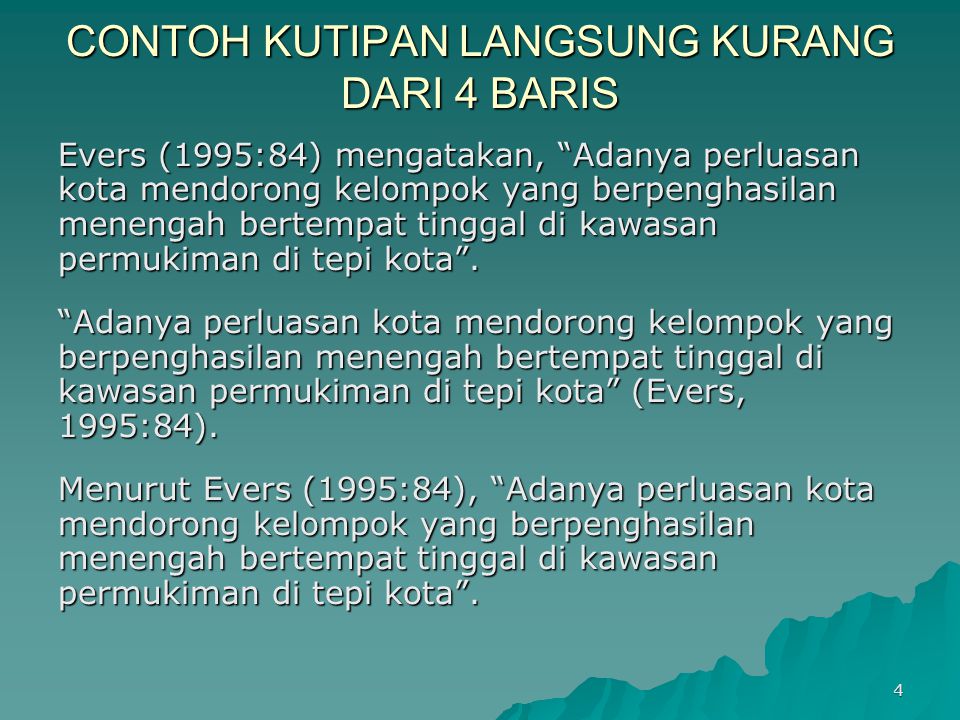 Detail Contoh Penulisan Kutipan Langsung Nomer 39