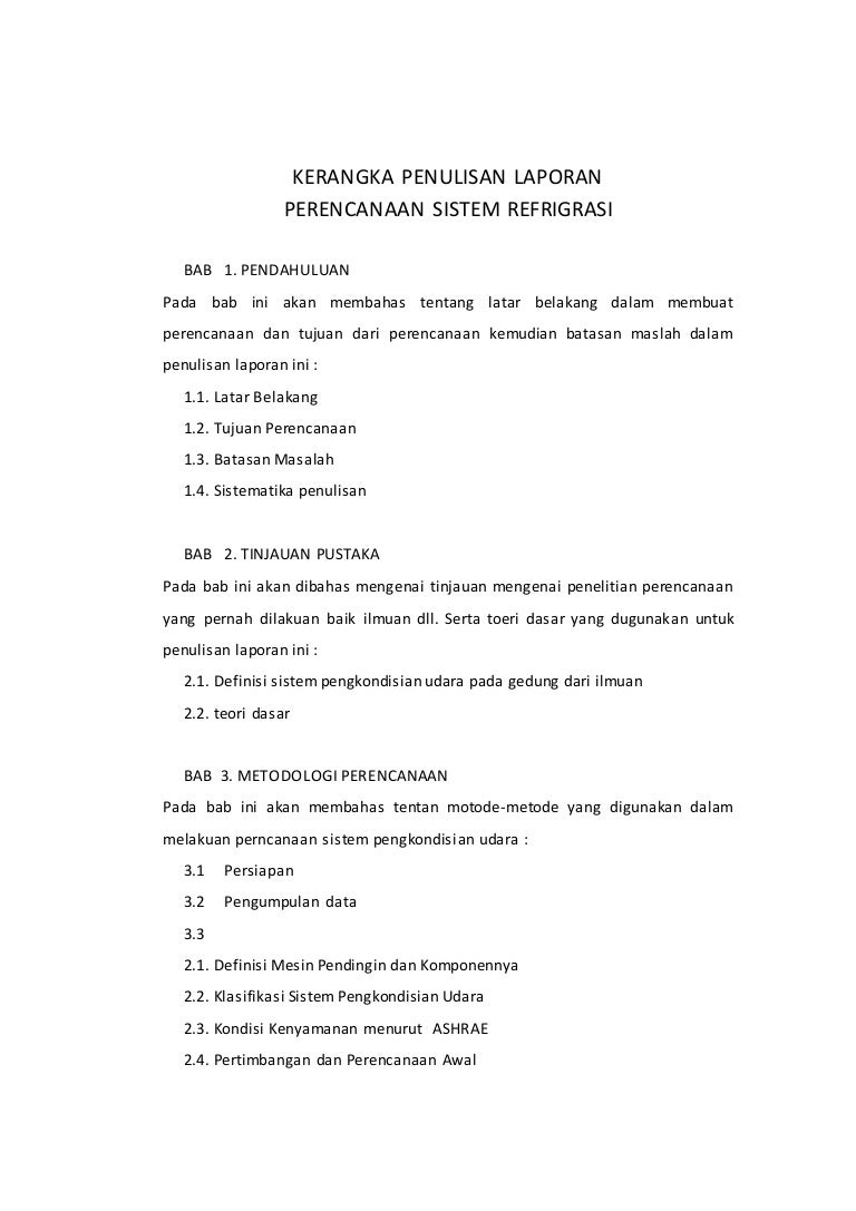 Detail Contoh Penulisan Laporan Nomer 13