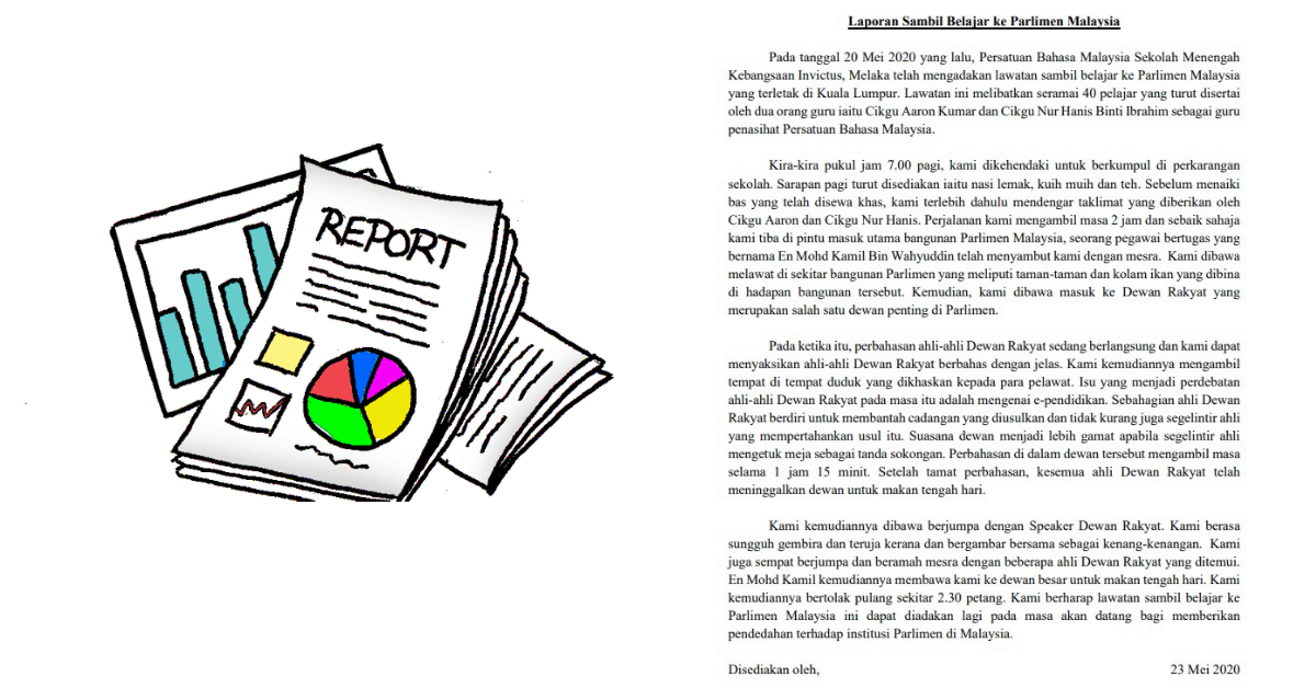 Detail Contoh Penulisan Laporan Nomer 38