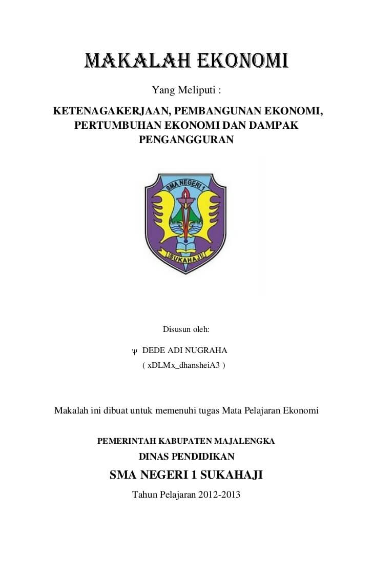 Detail Contoh Penulisan Makalah Yang Benar Nomer 29