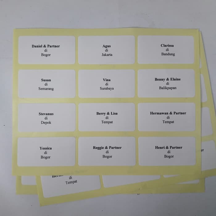Detail Contoh Penulisan Nama Di Undangan Koleksi Nomer 4