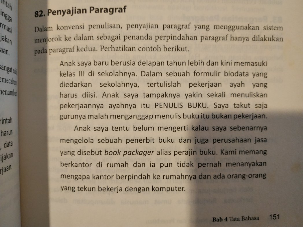 Detail Contoh Penulisan Paragraf Yang Benar Nomer 9