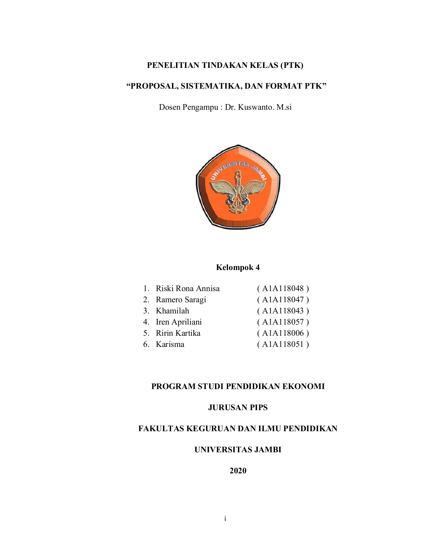 Detail Contoh Penulisan Proposal Nomer 52