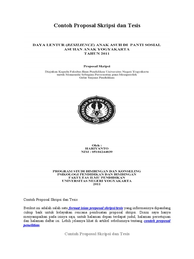 Detail Contoh Penulisan Proposal Penelitian Nomer 20