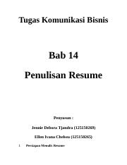 Detail Contoh Penulisan Resume Nomer 44