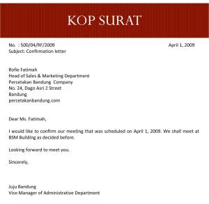 Detail Contoh Penulisan Surat Dalam Bahasa Inggris Nomer 52