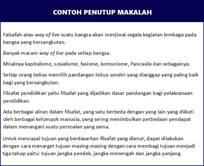 Detail Contoh Penutup Dalam Makalah Nomer 54