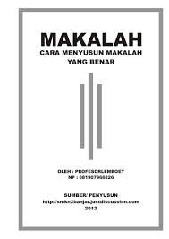 Detail Contoh Penyusunan Makalah Nomer 14