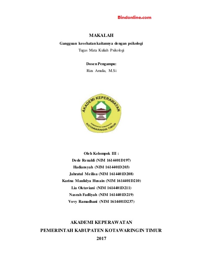 Detail Contoh Penyusunan Makalah Nomer 8