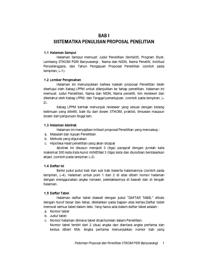 Detail Contoh Penyusunan Proposal Nomer 9